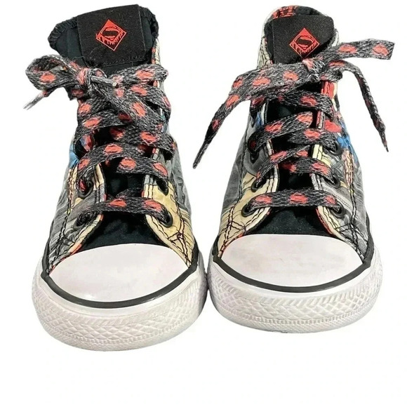 Converse  High Top SUPERMAN Limited Edition Size 8 - Picture 3 of 7